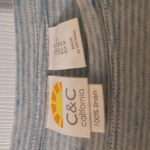 C&C California 100% l LINEN size Medium - Picture 2 of 5